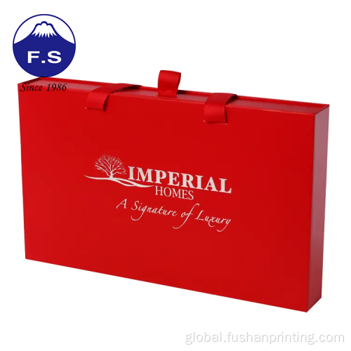 Foil Embossing Package Box Recycled Paper Custom Logo Gift Paper Drawer Box Supplier